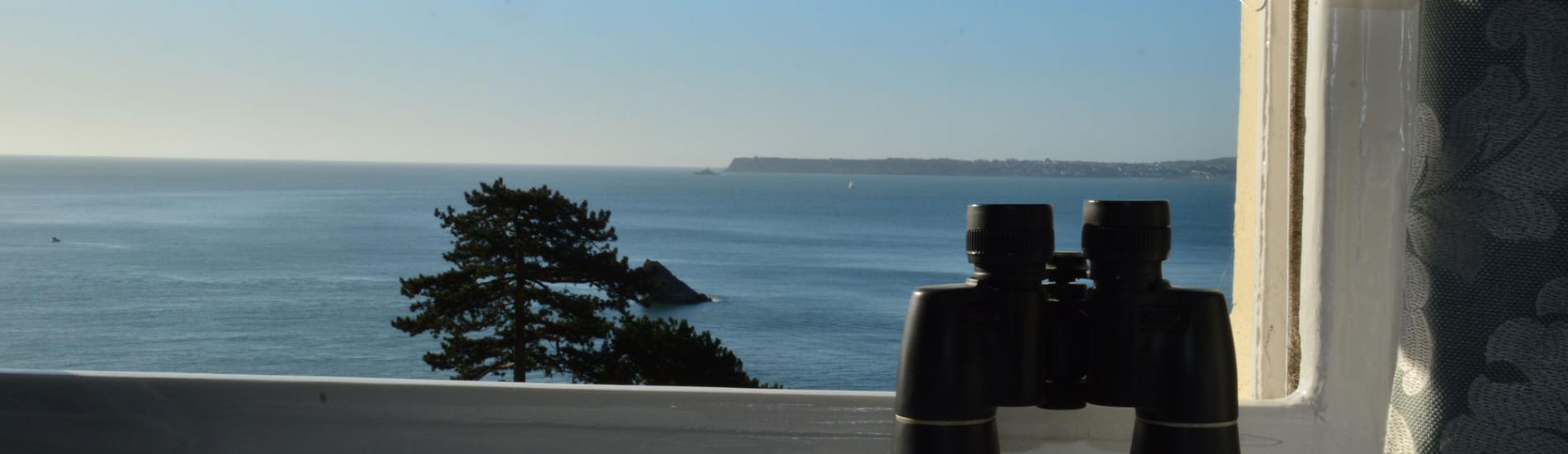 Spectacular sea views from the Osborne Hotel Torquay Devon