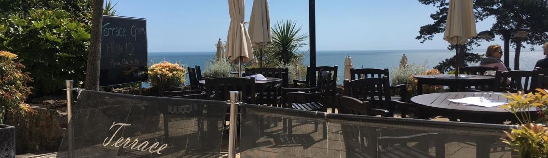 Alfresco Dining at The Terrace Bar Torquay Devon