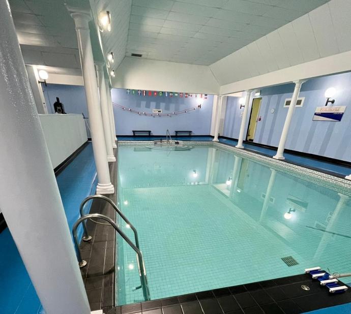 Indoor Heated Swimming Pool at The Osborne Hotel in Torquay, Devon