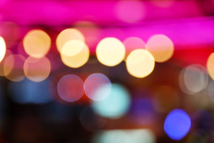 Optical Christmas Light blur