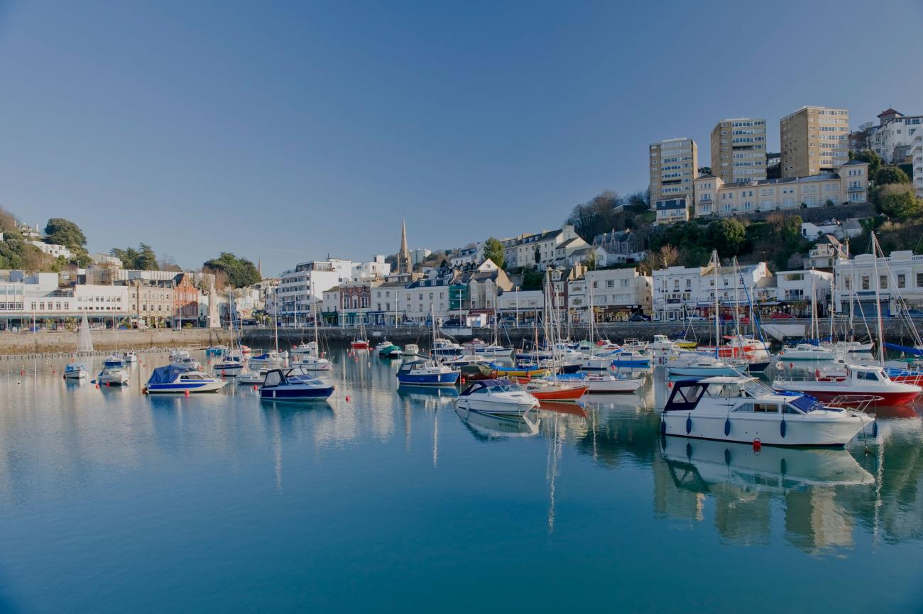 Torquay Harbour near The Osborne Hotel Devon