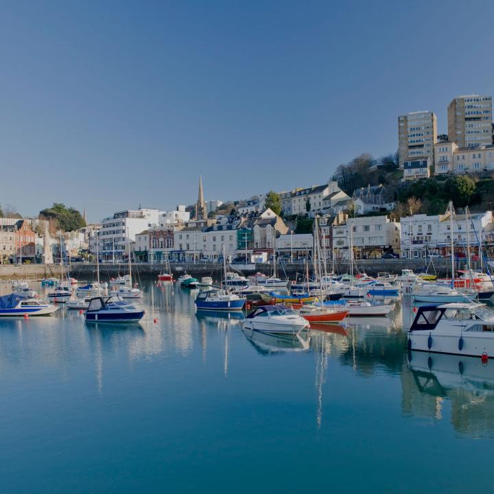 Torquay Harbour near The Osborne Hotel Devon