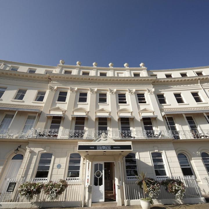 Entrance of the Osborne Hotel, Torquay